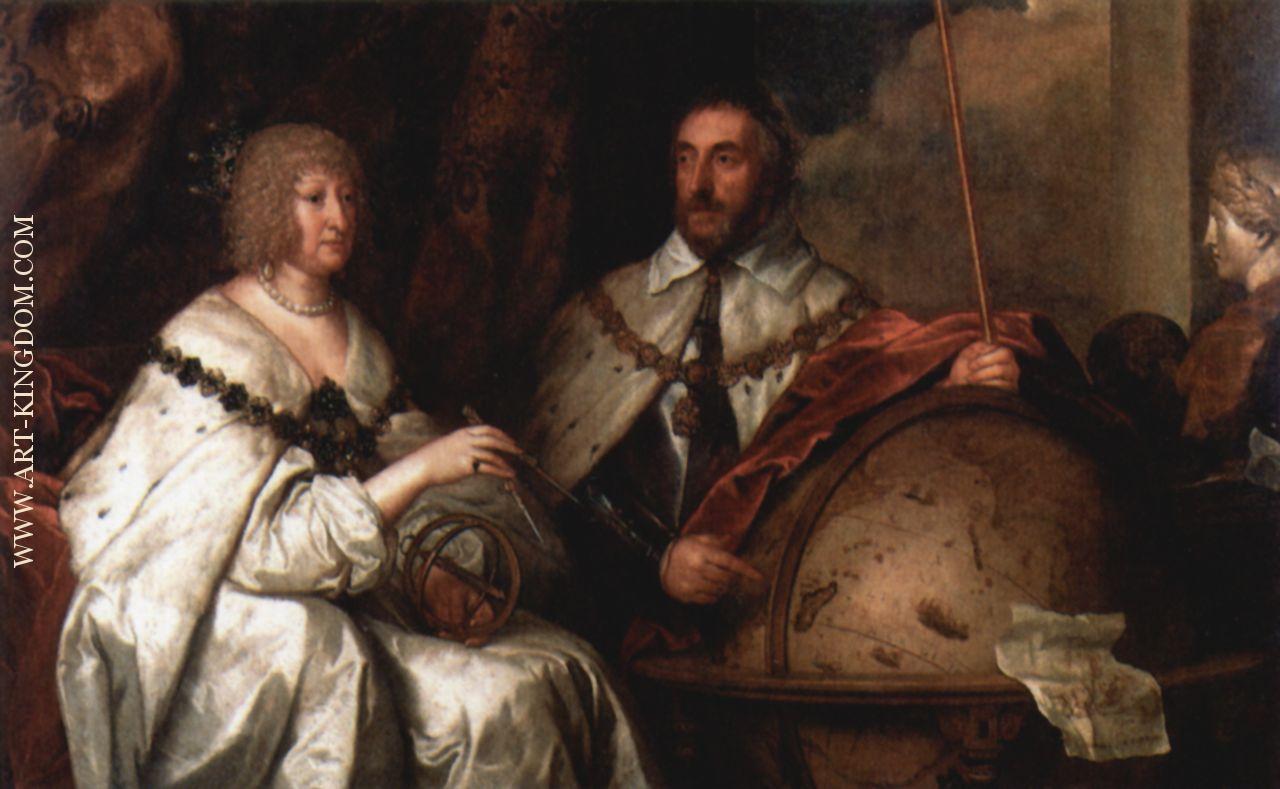Portrait of Thomas Howard count of Arundel and his wife Alathea Talbot