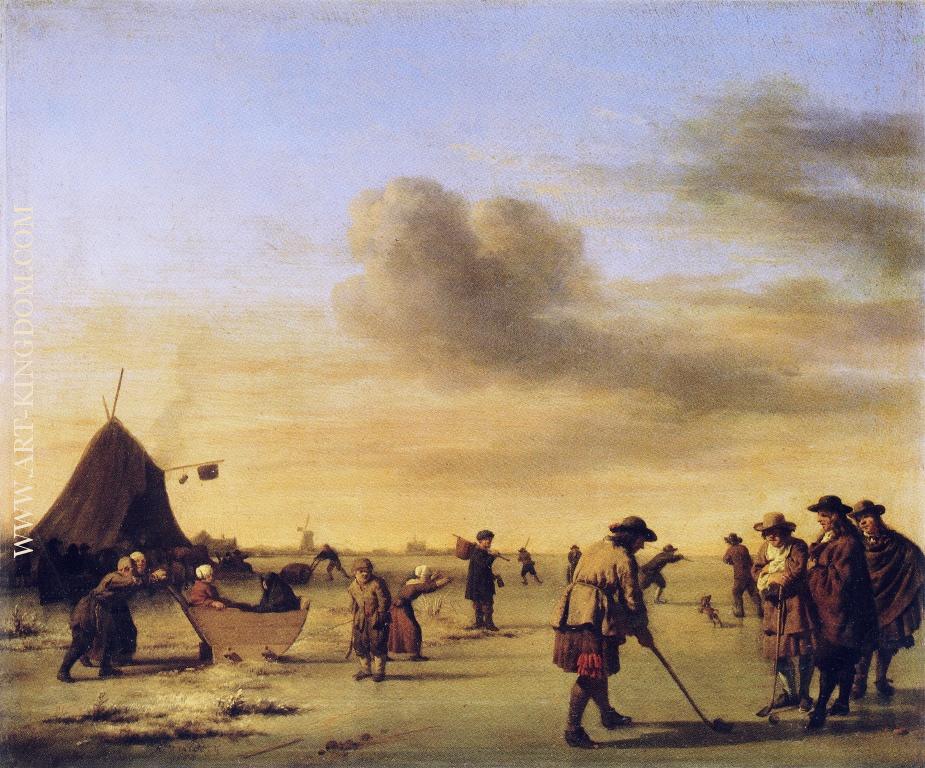 Kolf on the Ice near Haarlem