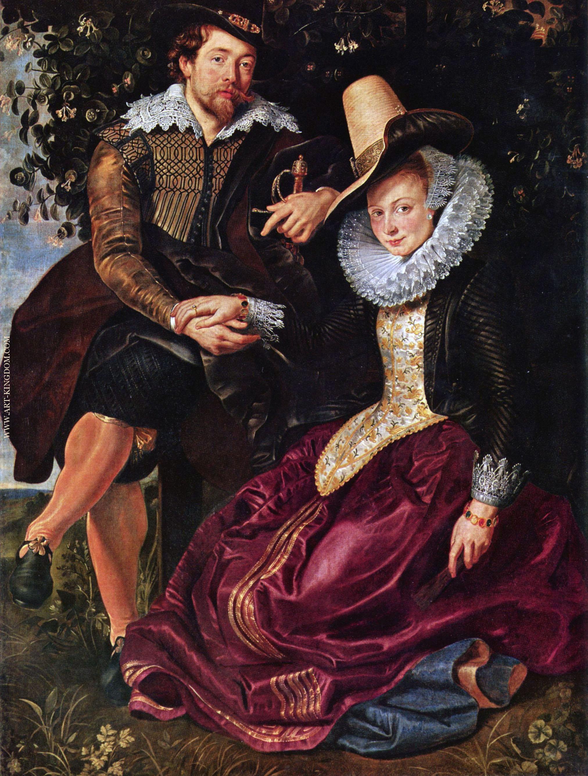 The Artist and His First Wife Isabella Brant in the Honeys