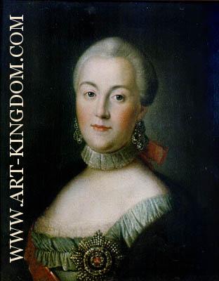 Portrait of Great Duchess Ekateriana Alexeyevna future Catherine II 