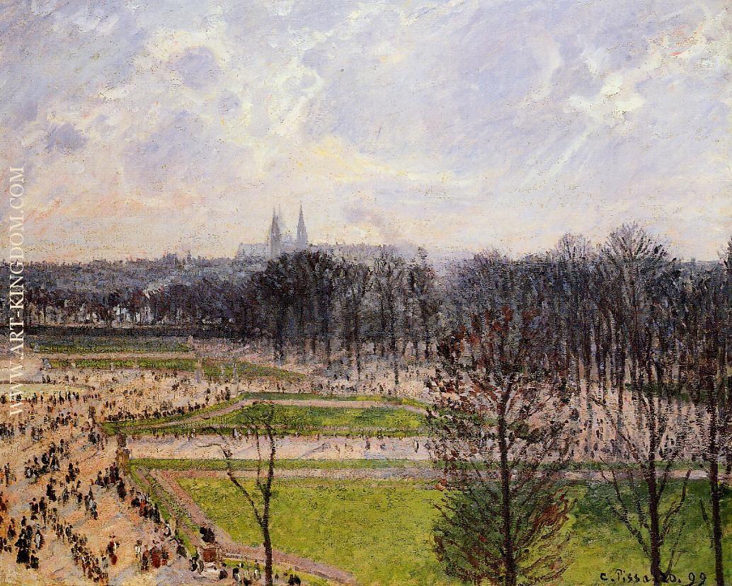 The Tuileries Gardens Winter Afternoon
