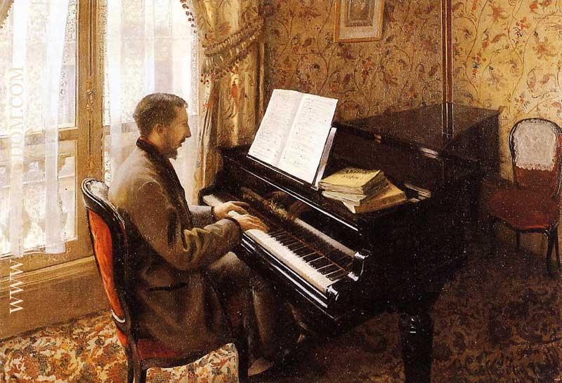 Young Man Playing the Piano