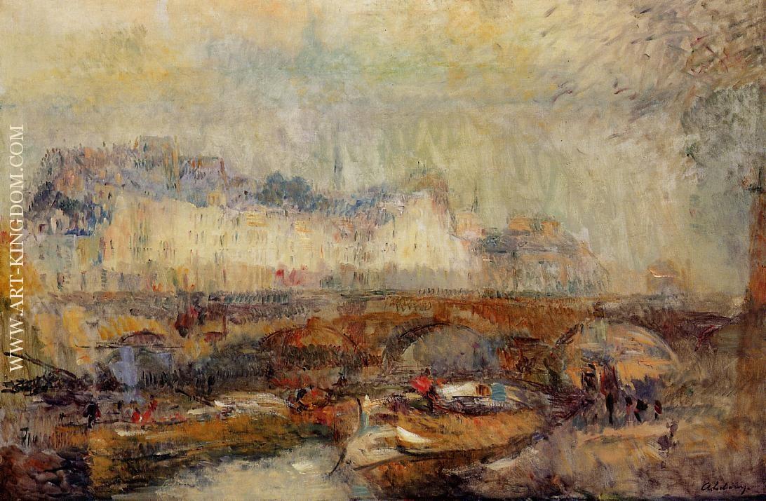 The Small Arm of the Seine at Pont Neuf