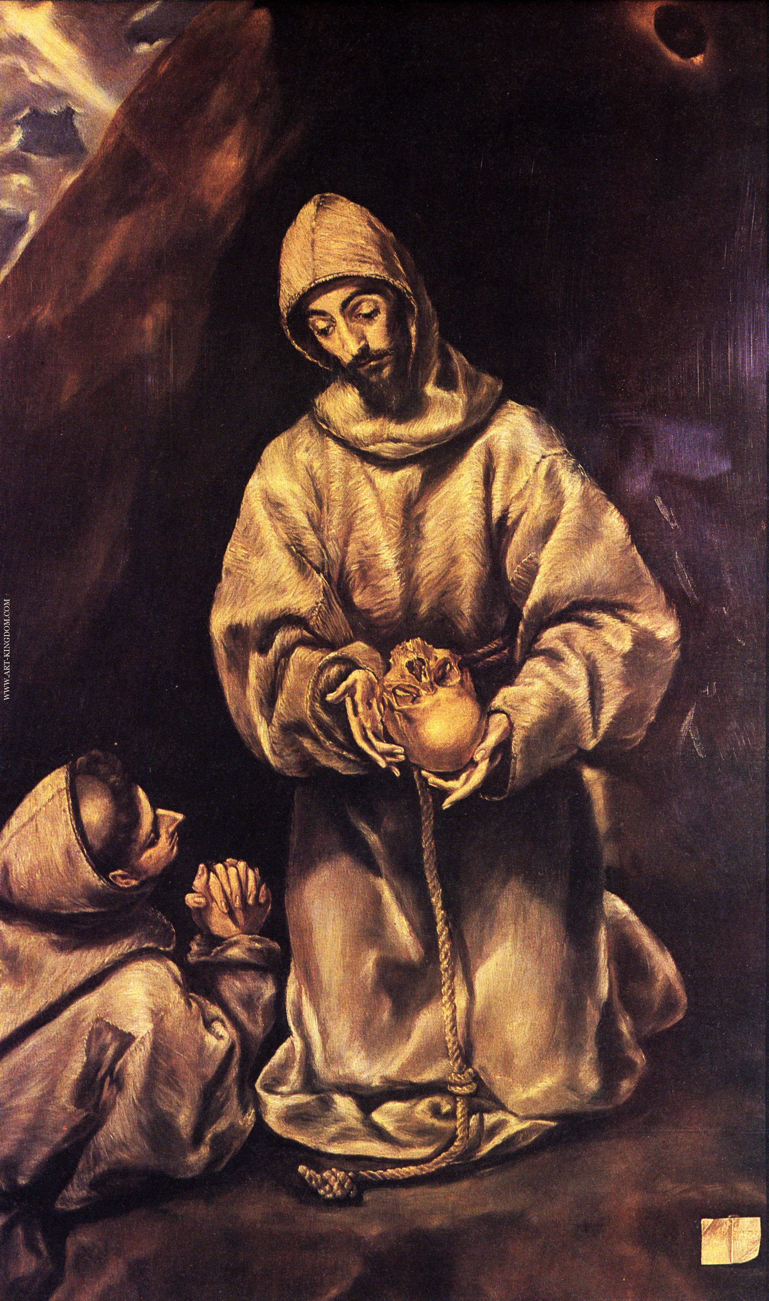 St Francis and Brother Leo Meditating on Death