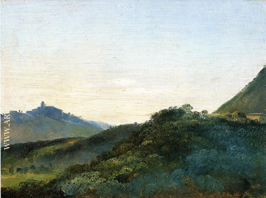 Italian Hills at Dawn