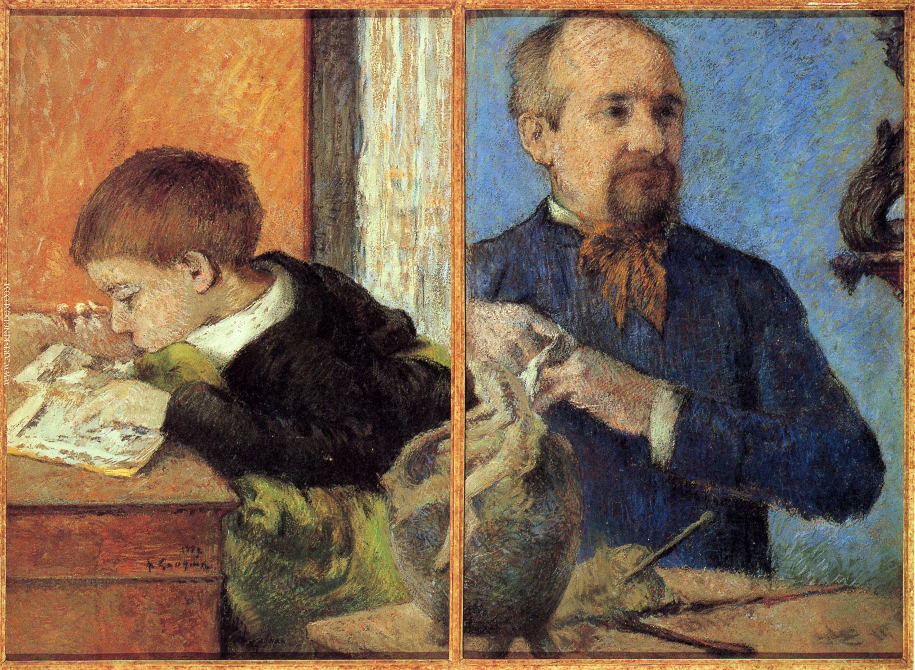 The Sculptor Aube and His son