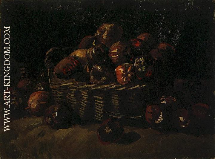 with Basket of Apples 2
