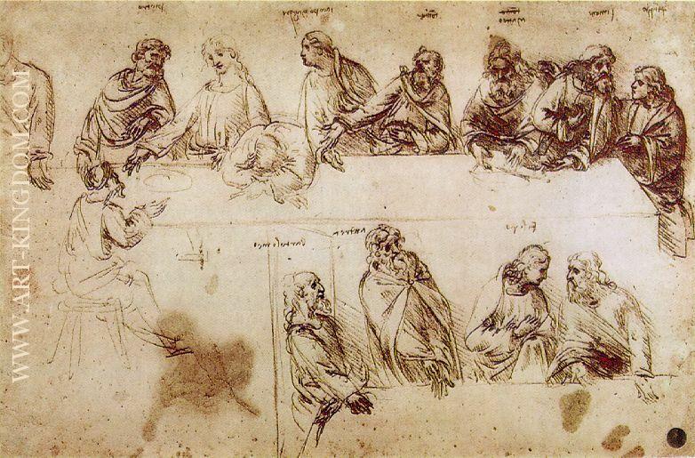Study for the Composition of the Last Supper