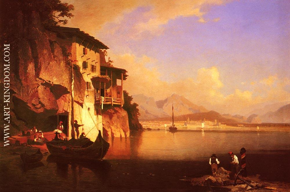 Motion of the Garda Lake