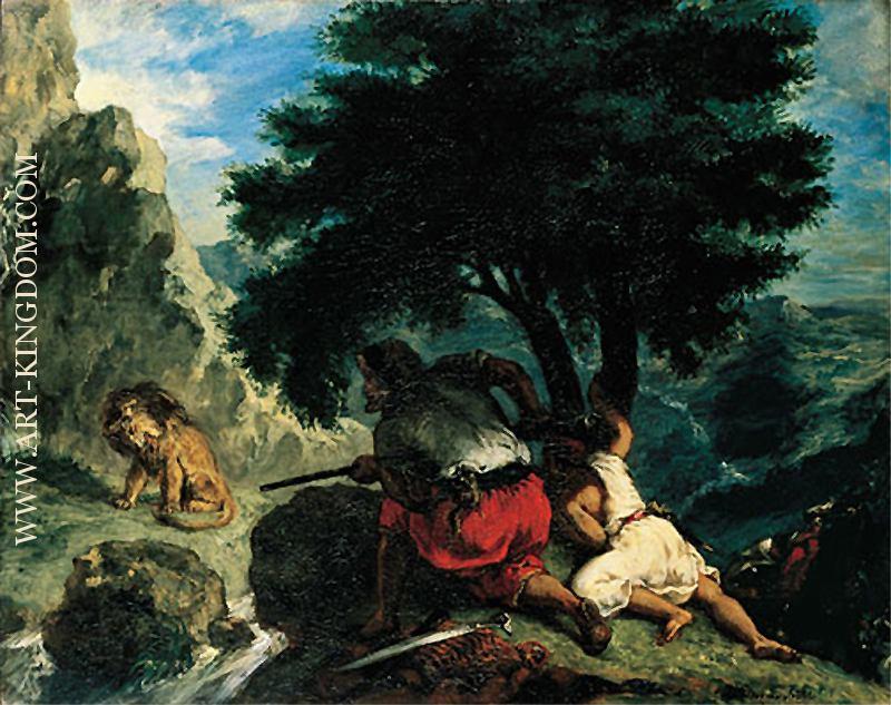 The Lion Hunt in Marocco