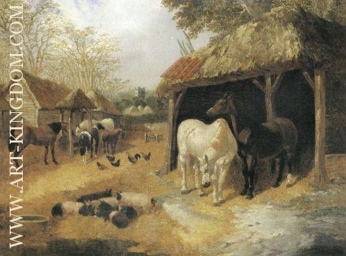 Horses Pigs And Poultry 1850