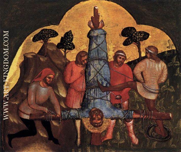 LORENZO VENEZIANO Crucifixion of Peter