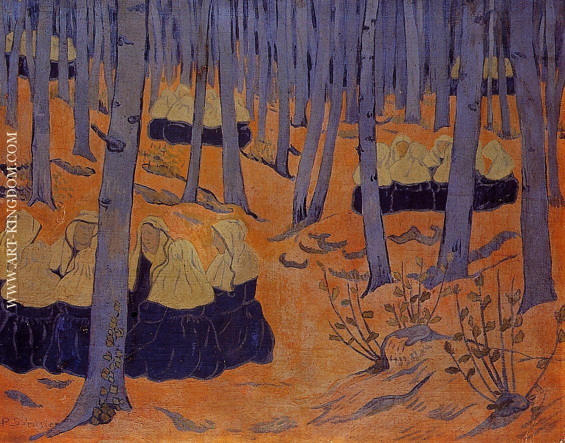 Breton Women, the Meeting in the Sacred Grove