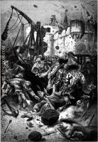 The Death of Simon de Montfort at the siege of Toulouse 25 June 1218 