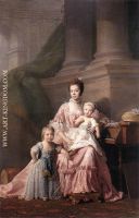 Queen-Charlotte-with-her-Two-Children