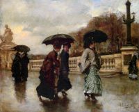 Elegantes sous la pluie