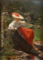 Young Girl in a Landscape