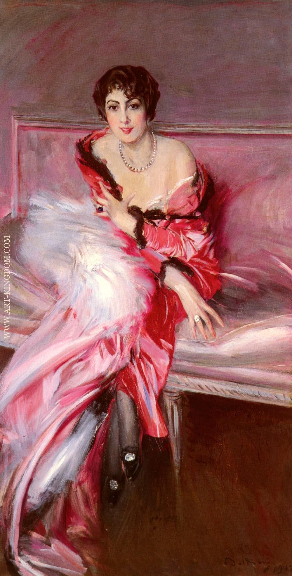 Portrait of Madame Julliard in Red