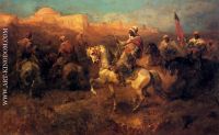 Arab Horsemen On The March