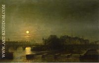 Moonlight Over the Seine