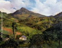 Paisaje con caser o