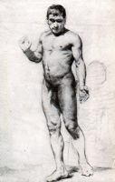 Estudio de hombre desnudo II 