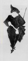 Masked Pierrot black from Plays by John Davidson