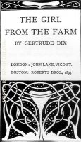 Title page of The Gilr from the Farm