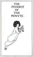 Design for front cover of The Pierrot of the Minute