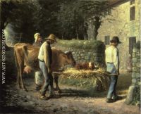 Peasants Bringing Home a Calf Born in the Fields