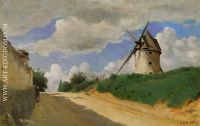 Windmill on the Cote de Picardie near Versailles