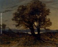 Paysage Au Clair de Lune