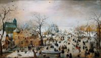 Winter Landscape with Skaters 