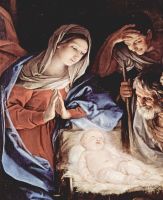 Adoration of the Shepherds detail 1