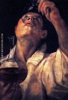 Portrait of a Man Drinking