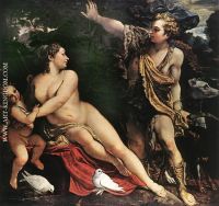 Venus Adonis and Cupid