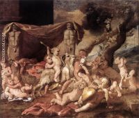 Bacchanal of Putti