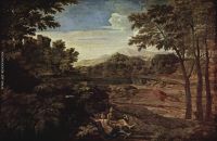 Landscape with two nymphs