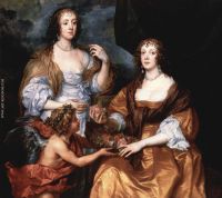 Portrait of the ladies Elisabeth Thimbleby and Dorothy Viscountess Andover