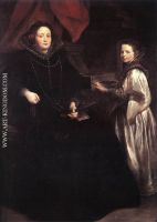 Portrait of Porzia Imperiale and Her Daughter