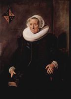 Portrait of Maritge Claesdr Vooght wife of Pieter Olycan