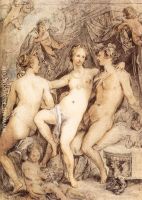 Hendrick Goltzius Venus between Ceres and Bacchus