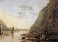 River bank with Cows