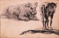 Studies of a Cow and a Horse