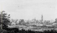 The Hague Viewed from the North with the Grote Kerk or 