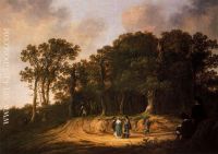 Wooded Landscape with an Artist