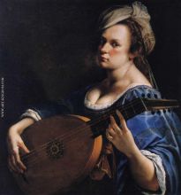 Self Portrait as a Lute Player