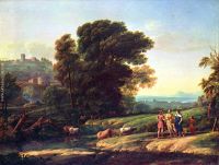 Landscape with Cephalus and Procris Reunited by Diana