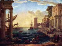 Seaport with the Embarkation of the Queen of Sheba