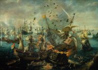 Vroom The Explosion of the Spanish Flagship during the Battle of Gibraltar 25 April 1607
